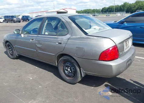 2004 Nissan Sentra 1.8S z USA, uszkodzony, nr VIN 3N1CB51D34L882170